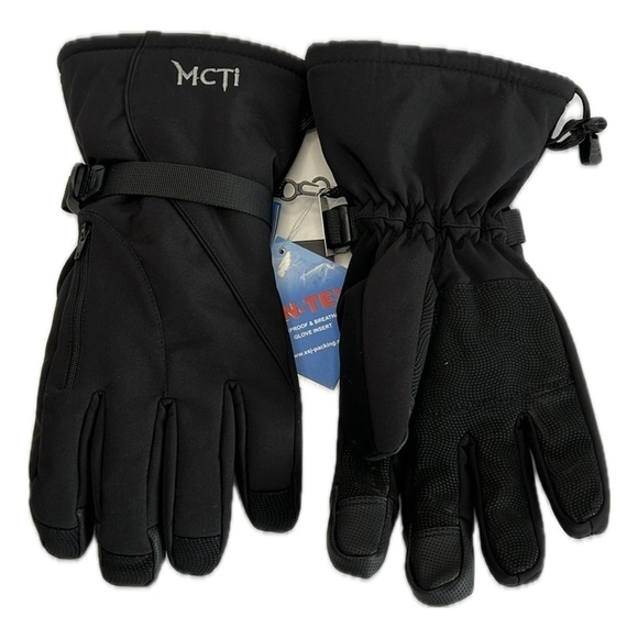 MCTi Other - MCTi Men’s FAN-TEX waterproof windproof winter ski gloves zipper pocket XL